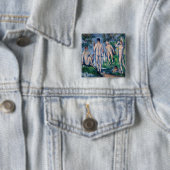 Badge Carré 5 Cm Paul Cezanne - Groupe des Bathères (En situation)