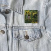 Badge Carré 5 Cm Paul Gauguin | Rupe Rupe, 1899 (En situation)