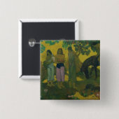Badge Carré 5 Cm Paul Gauguin | Rupe Rupe, 1899 (Devant & derrière)