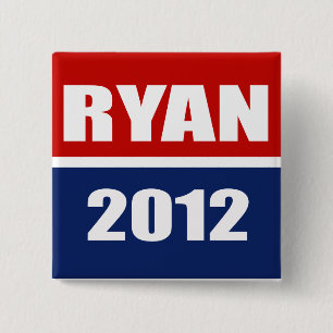 Badge Carré 5 Cm Paul Ryan 2012