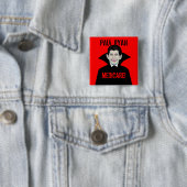 Badge Carré 5 Cm Paul Ryan aime Assurance-maladie (En situation)