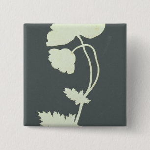 Badge Carré 5 Cm Pavot