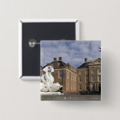 Badge Carré 5 Cm Pays-Bas (alias Holland), Apeldoorn près de 2 (Devant & derrière)