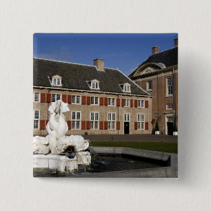 Badge Carré 5 Cm Pays-Bas (aussi appelé Hollande), près d'Apeldoorn
