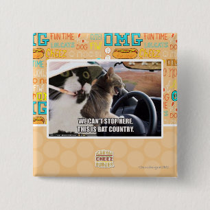 Badge Carré 5 Cm Pays de batte