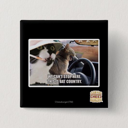 Badge Carré 5 Cm Pays de batte (Devant)