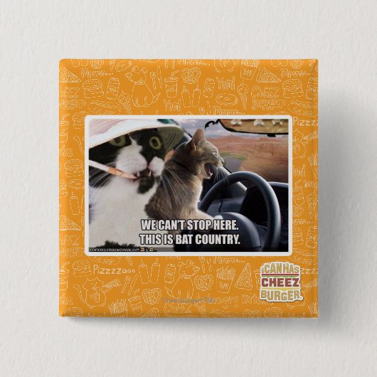 Badge Carré 5 Cm Pays de batte (Devant)