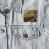 Badge Carré 5 Cm Paysage 2 (En situation)