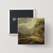 Badge Carré 5 Cm Paysage 3 (Devant & derrière)