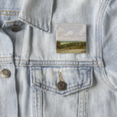 Badge Carré 5 Cm Paysage de John Constable | : Scène de labourage (En situation)