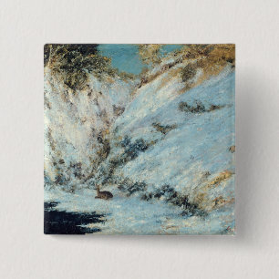 Badge Carré 5 Cm Paysage de Milou, 1866