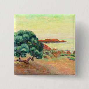 Badge Carré 5 Cm Paysage du Midi, 1898 (huile sur la toile)