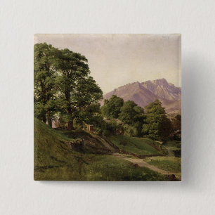 Badge Carré 5 Cm Paysage en Bavière supérieure, 1836
