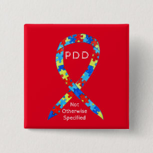 Badge Carré 5 Cm PDD-NOS (Non Spécifié Autrement) Épingle De Ruban