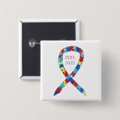 Badge Carré 5 Cm PDD-NOS (Non Spécifié Autrement) Pins À Ruban (Devant & derrière)