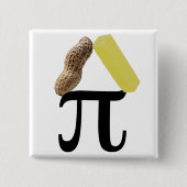 Badge Carré 5 Cm Peanut Butter Pi Button (Devant)