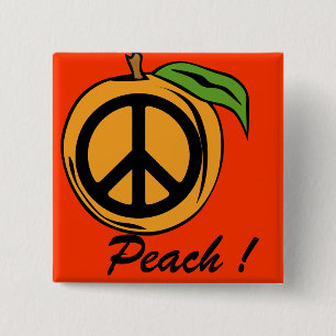 Badge Carré 5 Cm Pêche !