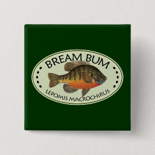 Badge Carré 5 Cm Pêche à la morue