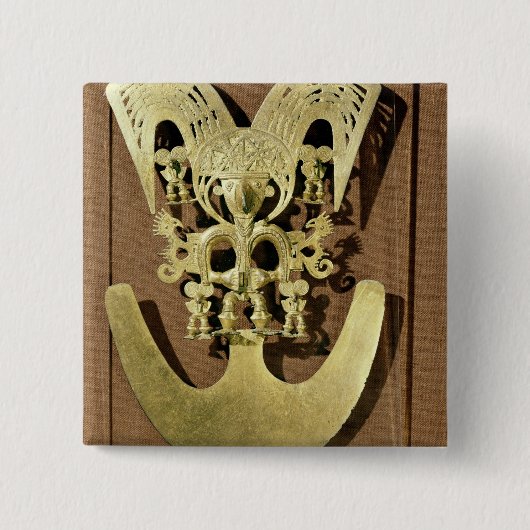 Badge Carré 5 Cm Pectoral, Quimbaya (Devant)