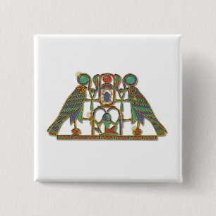 Badge Carré 5 Cm Pectorale de Dieu égyptien Horus