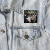 Badge Carré 5 Cm Peder Severin Kroyer - Hip, Hip, Hurrah ! (En situation)