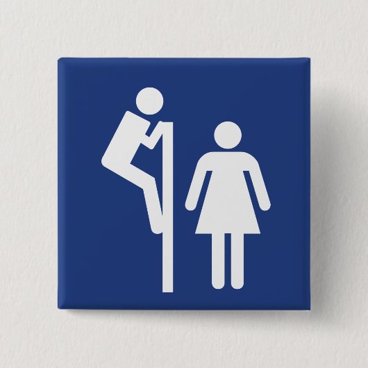 Badge Carré 5 Cm Peeper (Devant)