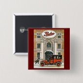 Badge Carré 5 Cm Peerless Motor Company (Devant & derrière)