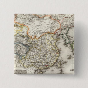 Badge Carré 5 Cm Pékin, Chine