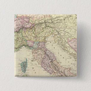 Badge Carré 5 Cm Péninsule des Balkans, Italie, Slovénie 2