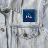 Badge Carré 5 Cm Pennsylvanie pour BIDEN HARRIS 2020 Carré (En situation)