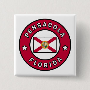 Badge Carré 5 Cm Pensacola Floride