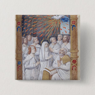 Badge Carré 5 Cm Pentecost
