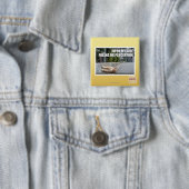 Badge Carré 5 Cm Perception de Fuxing Ur (En situation)