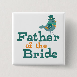 Badge Carré 5 Cm Père de la mariée
