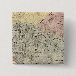 Badge Carré 5 Cm Père Noël Clara Co 4