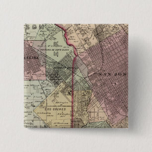 Badge Carré 5 Cm Père Noël Co 5