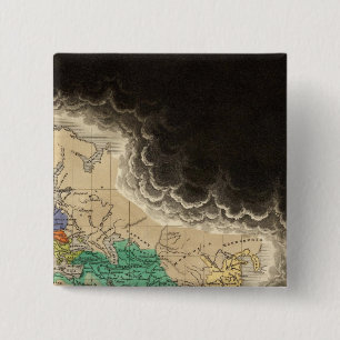 Badge Carré 5 Cm Période de la première croisade 1100 après J.C.