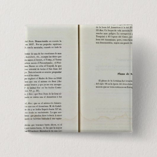 Badge Carré 5 Cm Pérou 19 (Devant)