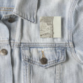 Badge Carré 5 Cm Perpignan (En situation)