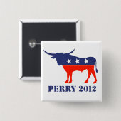 Badge Carré 5 Cm Perry 2012 (Devant & derrière)
