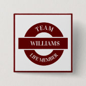 Badge Carré 5 Cm Personnalisé (Devant)