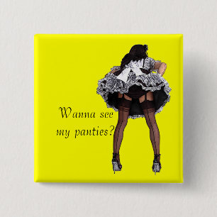 Badge Carré 5 Cm Personnaliser ce bouton de bonne