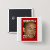 Badge Carré 5 Cm Personne de l'année (Devant & derrière)