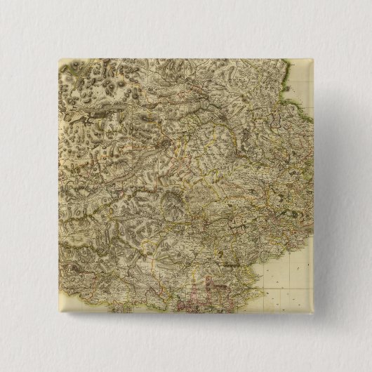 Badge Carré 5 Cm Perthshire composite (Devant)