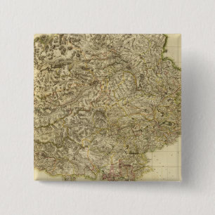 Badge Carré 5 Cm Perthshire composite