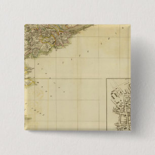 Badge Carré 5 Cm Perthshire du Sud-Est