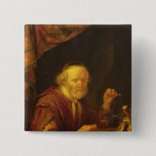 Badge Carré 5 Cm Pesage de l'or