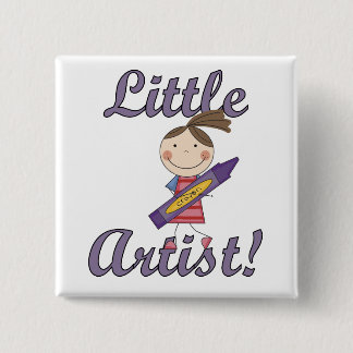 Badge Carré 5 Cm Petits T-shirts et cadeaux d'artiste