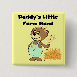 Badge Carré 5 Cm Peu de T-shirts et cadeaux de main de la ferme du 