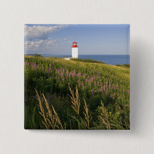 Badge Carré 5 Cm Phare à St. Martins, Nouveau-Brunswick, 2